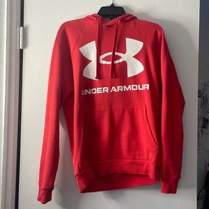 Red under armor hoodie